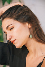 Load image into Gallery viewer, Aša Long Earrings - Green