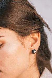 Aisha Earrings - Matte Black